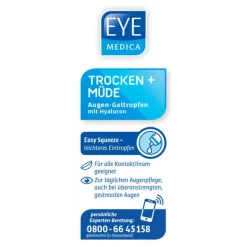 Discount trocken + müde 0,3% Hyaluron Aug.-Geltro., 1 St Augentropfen Trockene Augen