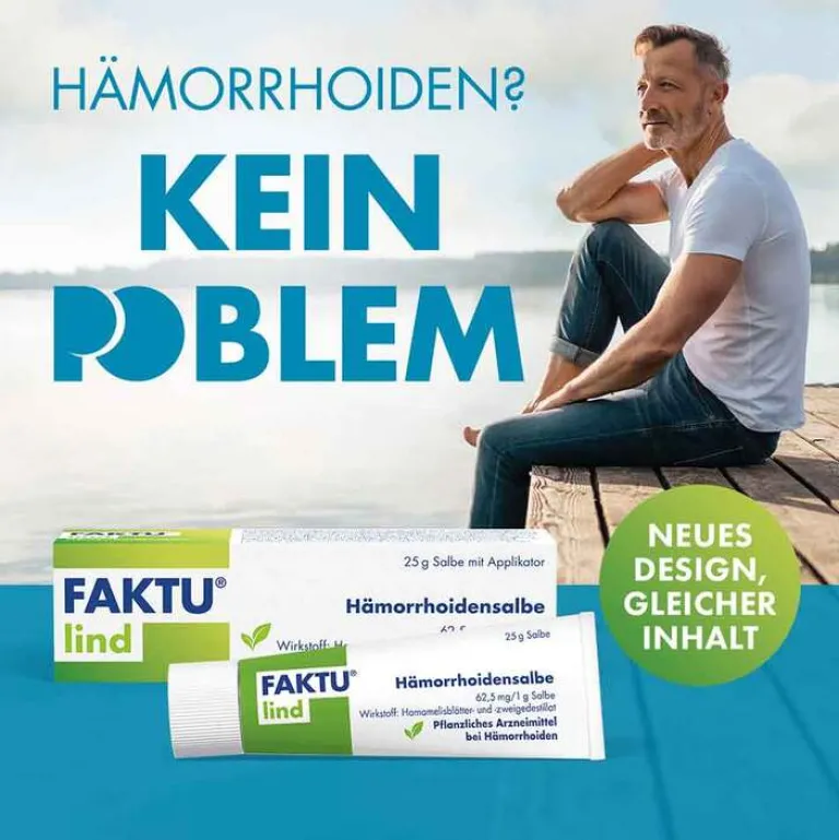 Hot Faktu lind Hämorrhoidensalbe mit Hamamelis, 25 g