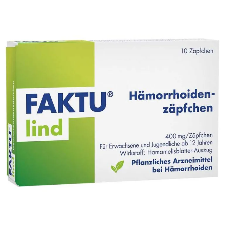 Sale Faktu lind Hämorrhoidenzäpfchen mit Hamamelis, 10 St