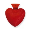 Hot Fashy Wärmflasche transparent Herzform rot, 1 St