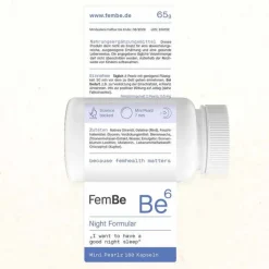 Fembe Be6 Night Formular Weichkapseln, 180 St Melatonin Tabletten