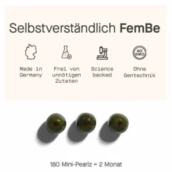 Fembe Be6 Night Formular Weichkapseln, 180 St Melatonin Tabletten