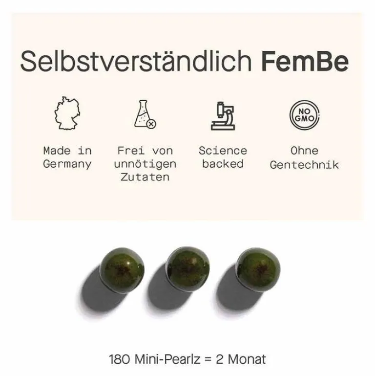 Fembe Be6 Night Formular Weichkapseln, 180 St Melatonin Tabletten