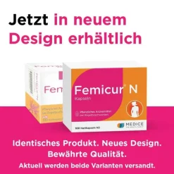 Femicur® N Kapseln bei Regelbeschwerden, 100 St
