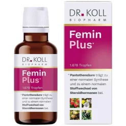New Femin Plus Gemmo Komplex Himbeere Vit.B12, 50 ml Vitamin B6 (Pyridoxin)|Vitamin B5 (Pantothensäure)