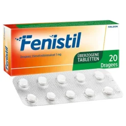 Online Fenistil Dragees, Dimetindenmaleat 1 mg/Tablette, Antiallergikum, 20 St