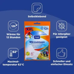 Outlet Figo Wärmekissen 12 h selbstklebend XXL Vorteilsp., 5 St