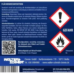 Hot Flächendesinfektionsmittel Sprühflasche, 500 ml Flächendesinfektionsmittel