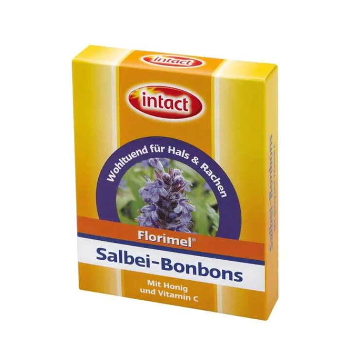 Florimel Salbeibonbons mit Vitamin C, 50 g