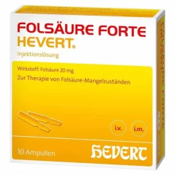 New Hevert FOLSÄURE FORTE ® Ampullen, 10X2 ml