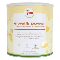 For You Eiweiß Power Vanille, 750 g