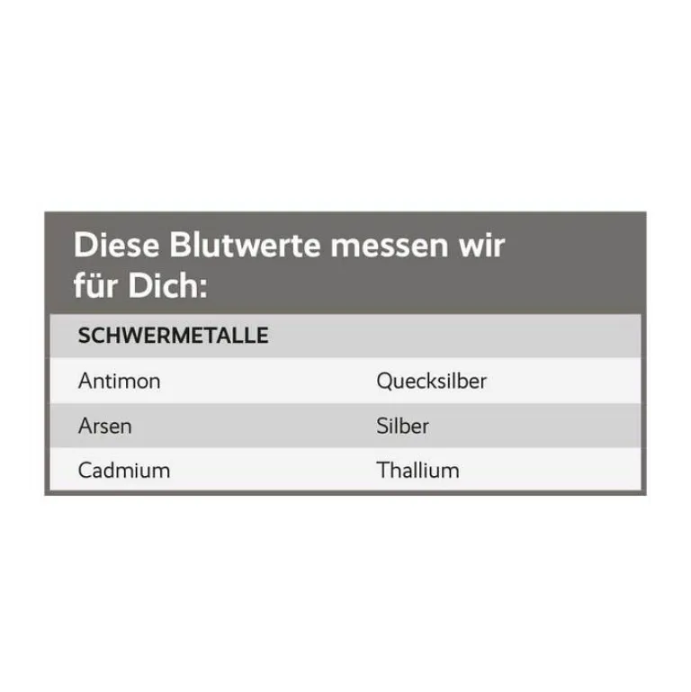 For You schwermetall-Test, 1 St