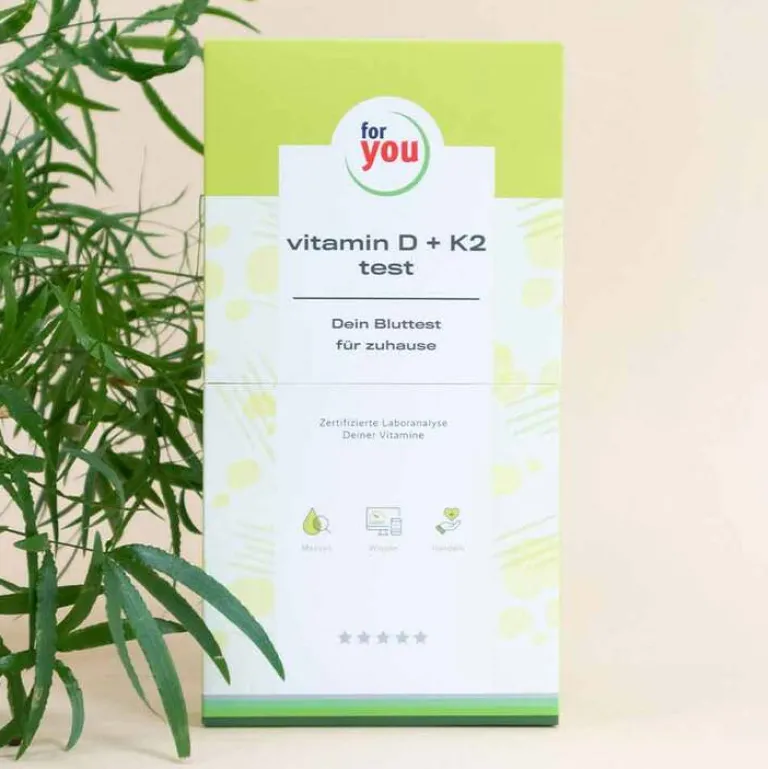 For You vitamin D3 & K2 test Bluttest für zuhause, 1 St Sonstige Tests