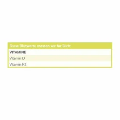 For You vitamin D3 & K2 test Bluttest für zuhause, 1 St Sonstige Tests