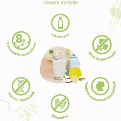 Clearance For You whey protein isolate Vanille-Zitronenquark, 600 g Aminosäuren