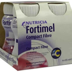 Outlet Fortimel Compact Fibre Erdbeere, 4X125 ml