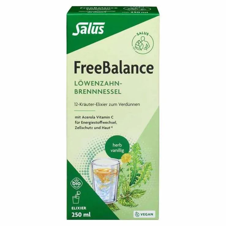 Freebalance Löwenzahn-Brennnessel Elixier Bio, 250 ml