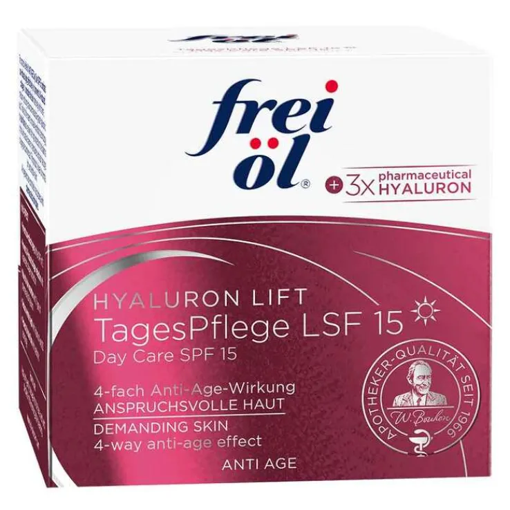 Frei Öl Anti-Age Hyaluron Lift Tagespflege LSF 15, 50 ml