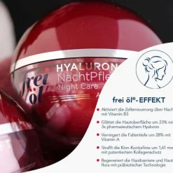 Hot Frei Öl Anti-Age Hyaluron Lift Nachtpflege, 50 ml
