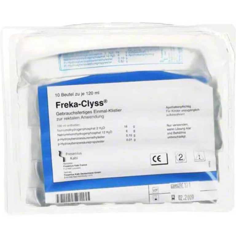 Online Clyss Klistiere, 10X120 ml Abführmittel