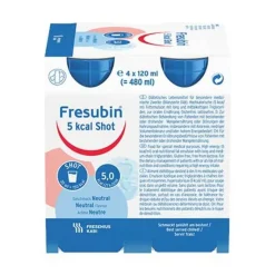 New Fresubin 5 kcal SHOT Neutral Lösung, 4X120 ml