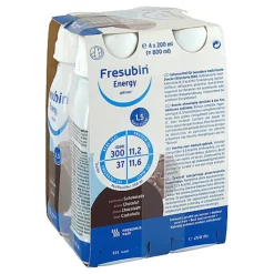 Fresubin Energy Drink Schokolade Trinkflasche, 4X200 ml