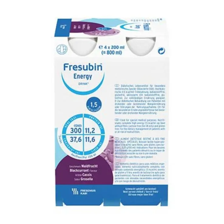 Fresubin Energy Drink Waldfrucht Trinkflasche, 6X4X200 ml