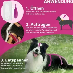 TRI-ACT® gegen Zecke, Floh und fliegende Insekten bei Hunden (20-40kg), 3 St Flöhe, Zecken & Co.