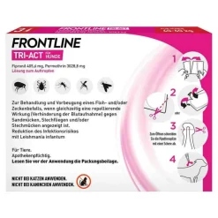 Outlet Frontline TRI-ACT® gegen Zecke, Floh und fliegende Insekten bei Hunden (40-60kg), 3 St