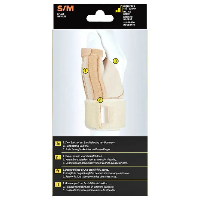 Outlet Daumen Schiene S / M, 1 St Daumenschienen