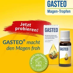 GASTEO Tropfen bei Magen-Darm-Beschwerden, 100 ml