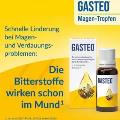Outlet Gasteo Tropfen bei Magen-Darm-Beschwerden, 20 ml