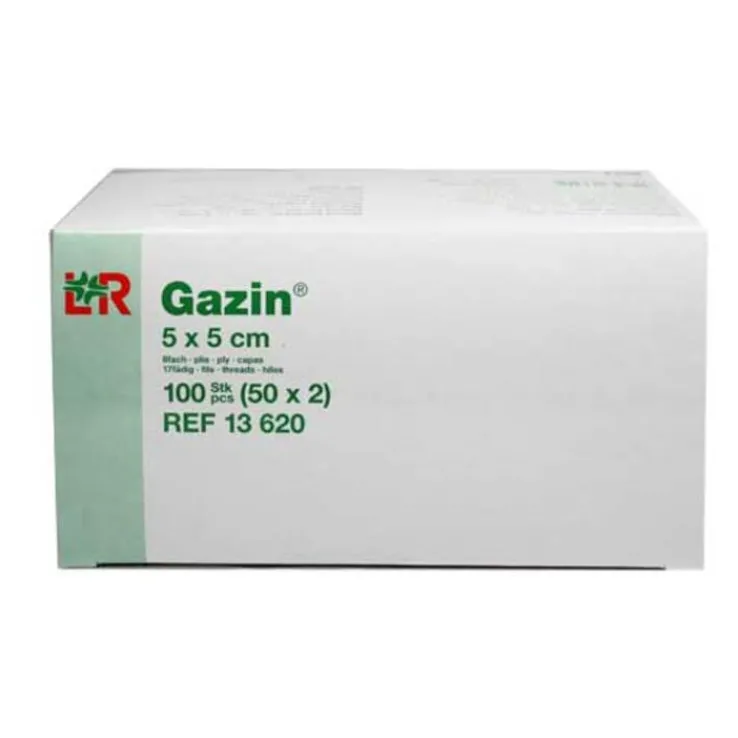 Gazin Kompressen 5x5cm 8fach, 50X2 St