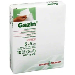 Gazin Kompressen 5x5cm 8fach, 5X2 St