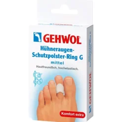 Hot Hühneraugen-Schutzpolster-Ring G mittel, 3 St Hühnerauge Entfernen