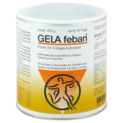New Gelafeban Pulver mit Gelatinehydrolysat, 250 g Mikronährstoffe