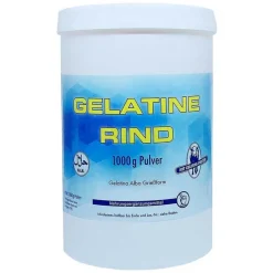 Discount Gelatine Rind Pulver Halal, 1000 g Gelatine