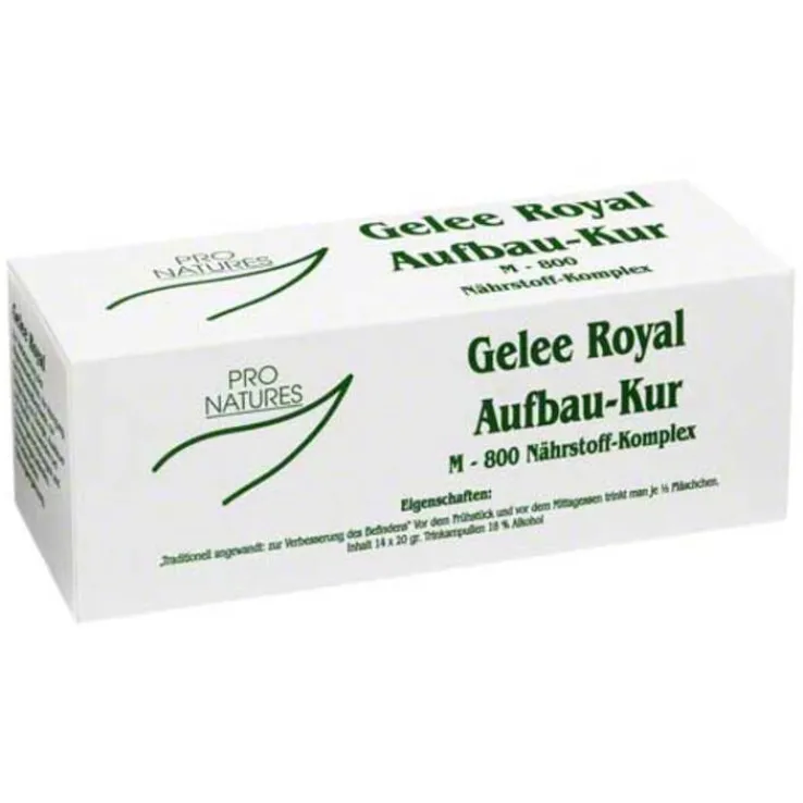 Gelee Royal Aufbaukur M800 Trinkampullen, 14X20 g