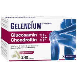 Discount Glucosamin Chondroitin hochdosiert mit Vitamin C Kapseln, 240 St Glucosamin-Chondroitin