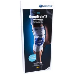 Genutrain S Pro Aktivbandage rechts Größe 2 titan, 1 St