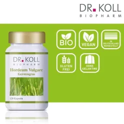 New Gerstengras Hordeum vulgare Kapseln, 120 St Gemmo Therapie|Gerstengras