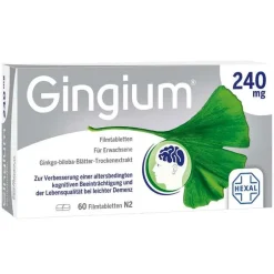 Outlet Gingium 240 mg Filmtabletten, 60 St