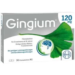 Discount 120 mg Filmtabletten, 30 St Ginkgo|Durchblutungs Tabletten