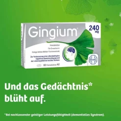 Gingium 240 mg Filmtabletten, 20 St
