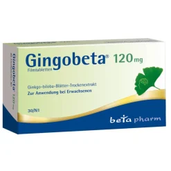 New 120 mg Filmtabletten, 30 St Ginkgo|Durchblutungs Tabletten