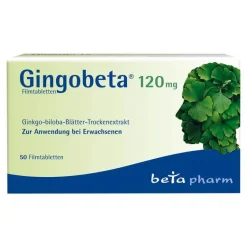 Best 120 mg Filmtabletten, 50 St Ginkgo|Durchblutungs Tabletten