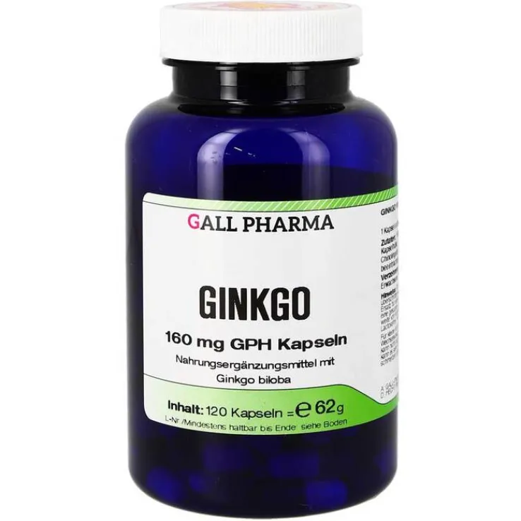 Ginkgo 160 mg GPH Kapseln, 120 St