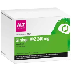 Best Ginkgo 240 mg Filmtabletten, 120 St Ginkgo|Durchblutungs Tabletten
