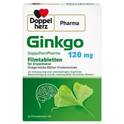 Online Ginkgo 120 mg Filmtabletten, 30 St Ginkgo|Durchblutungs Tabletten