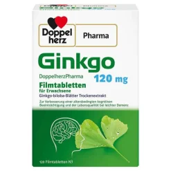 Outlet DoppelherzPharma Ginkgo 120 mg Filmtabletten, 120 St